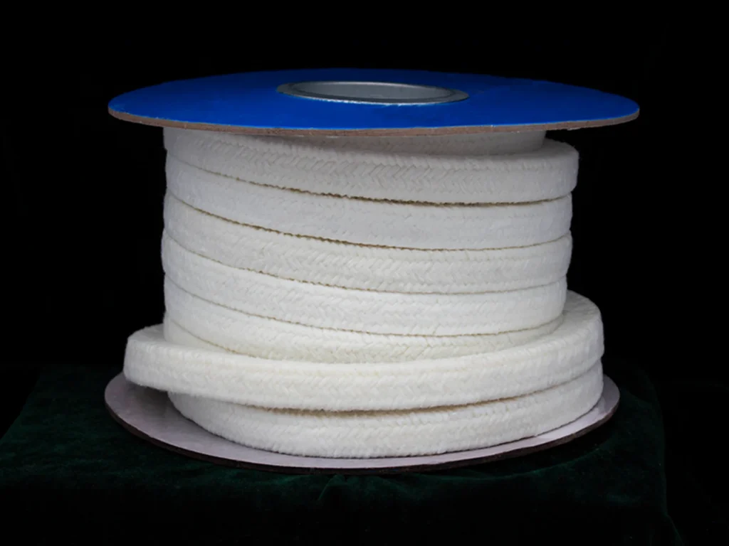 Acrylic fiber packing spool