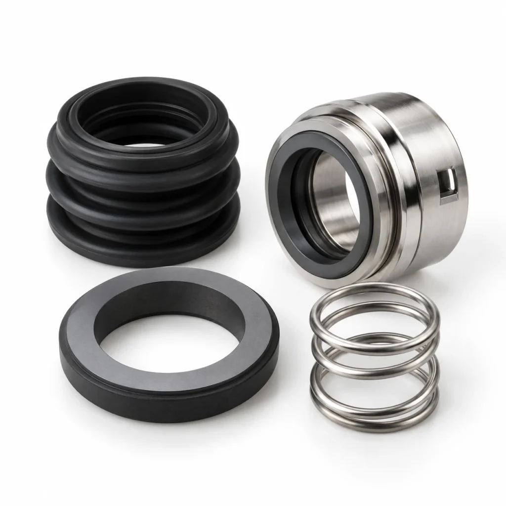 Component Mechanical Seals on a white background