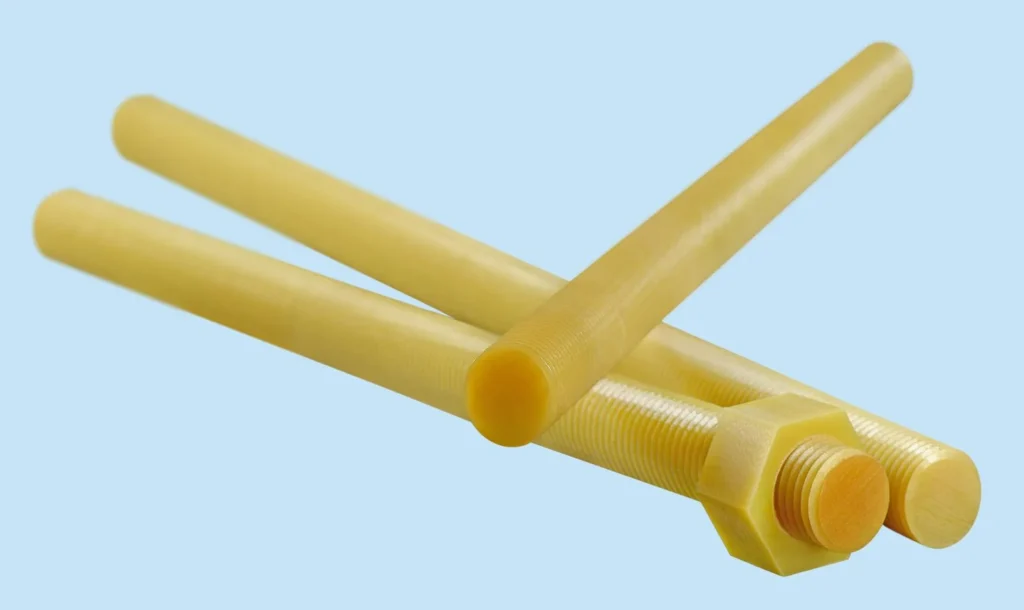 Epoxy threaded stud and nut variants