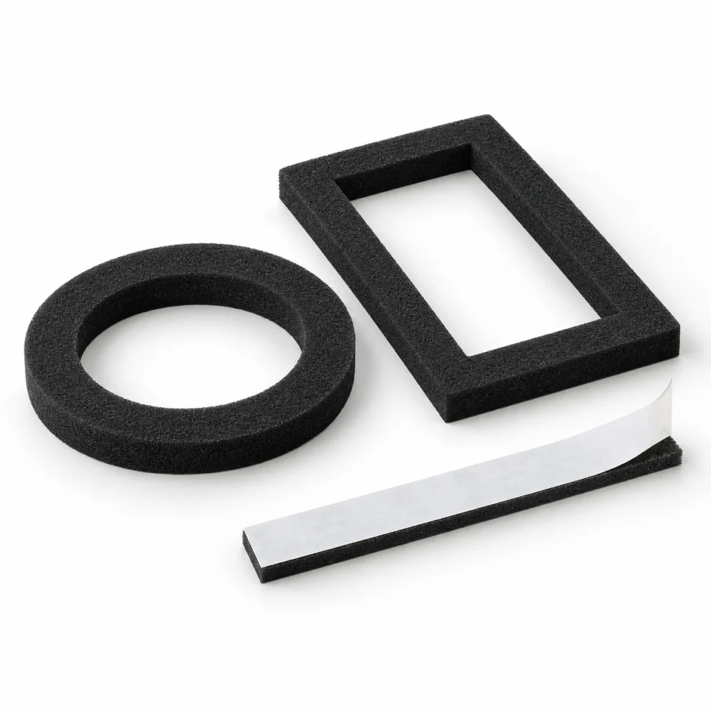 Foam Gaskets on a white background
