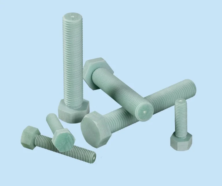Glass-fiber threaded rod and nut examples