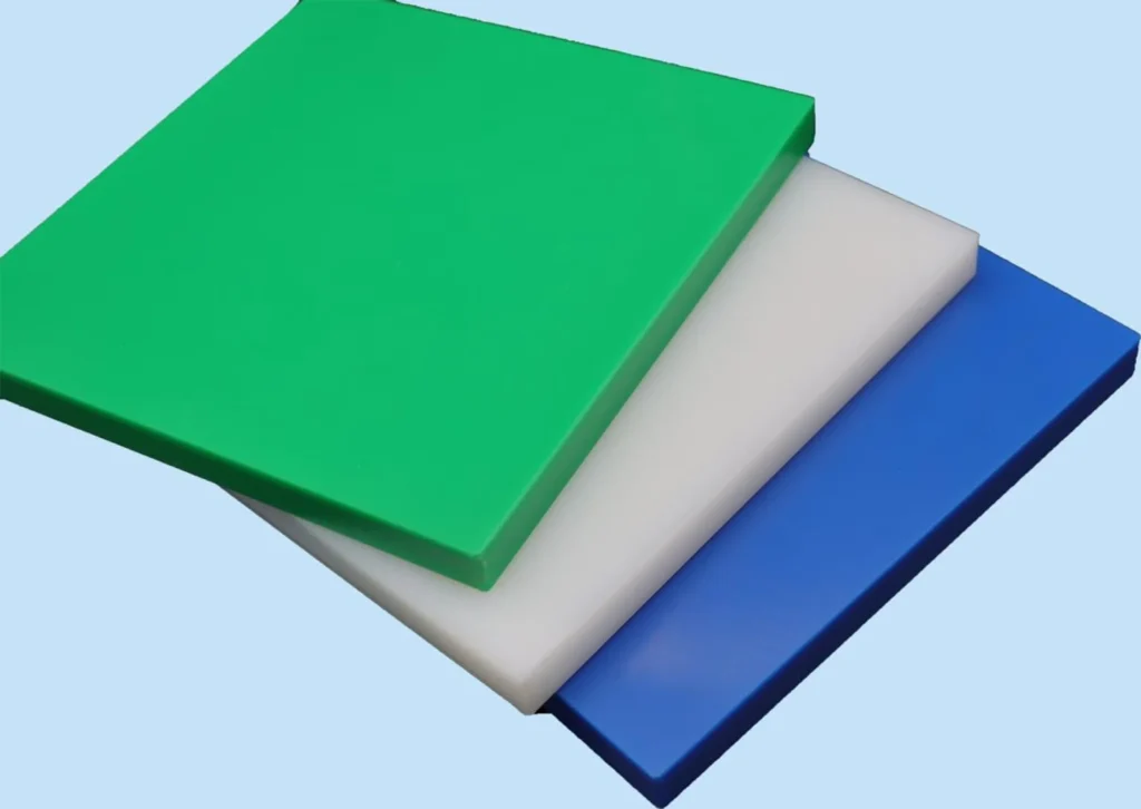 Nylon sheet stock in different colors