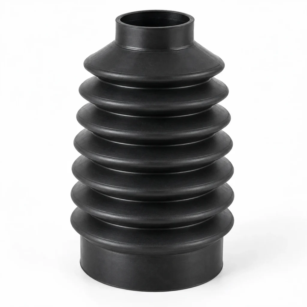Rubber Bellows on a white background