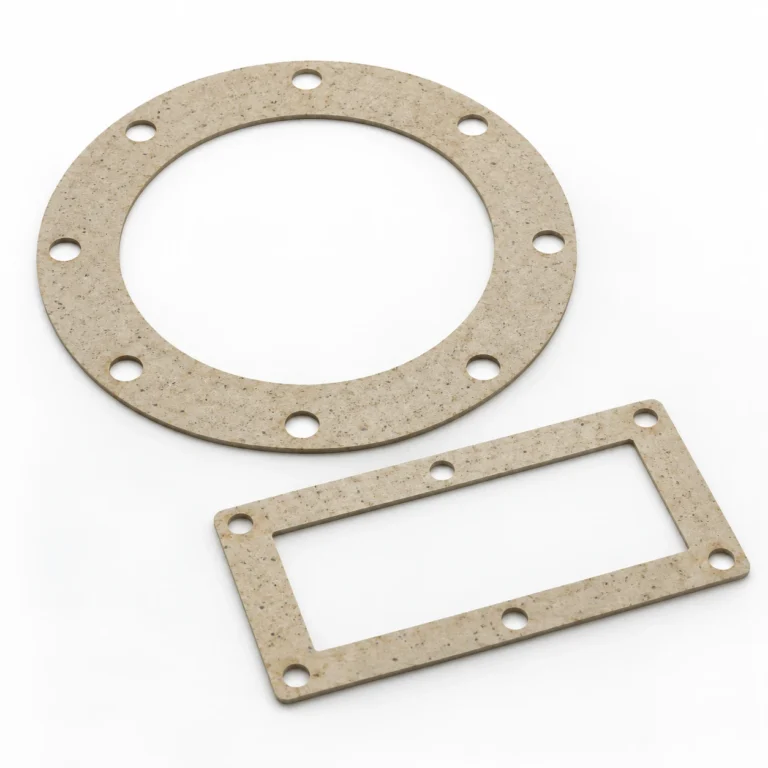 Vermiculite Gaskets on a white background